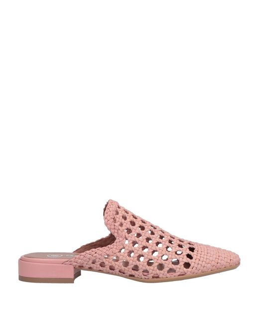 Pas De Rouge Pink Mules & Clogs