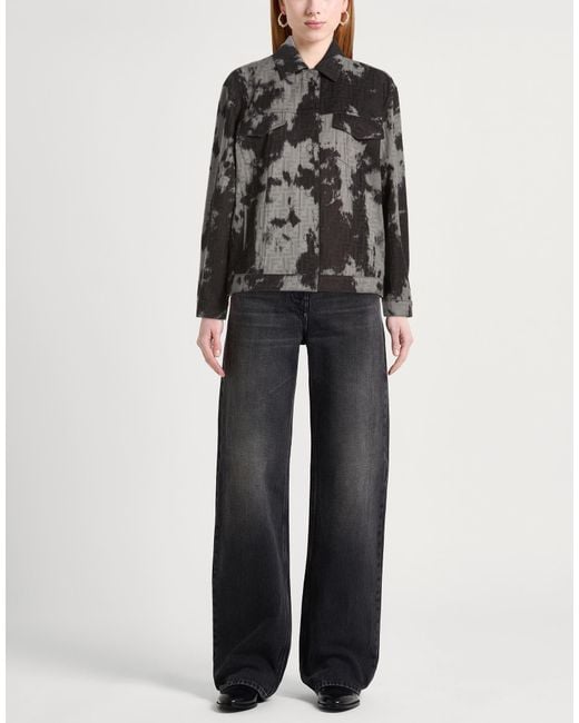 Fendi Black Denim Outerwear Cotton