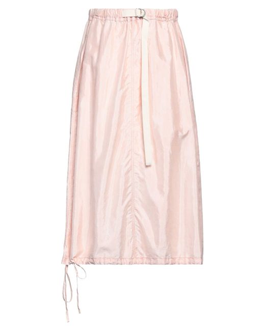 Jil Sander Pink Midi Skirt