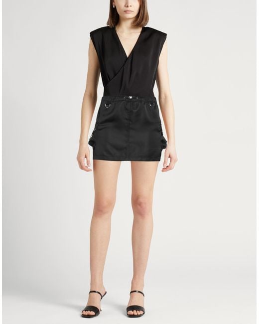Coperni Black Mini Skirt Polyester
