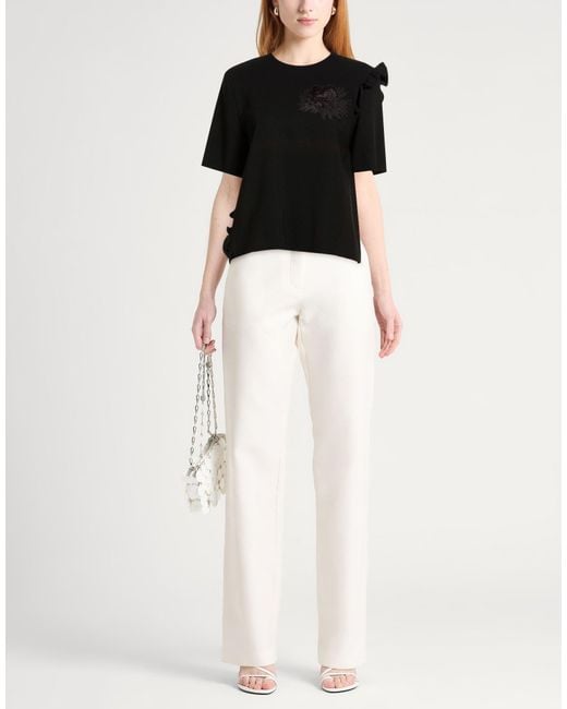 MSGM Black Top Acetate, Viscose, Elastane