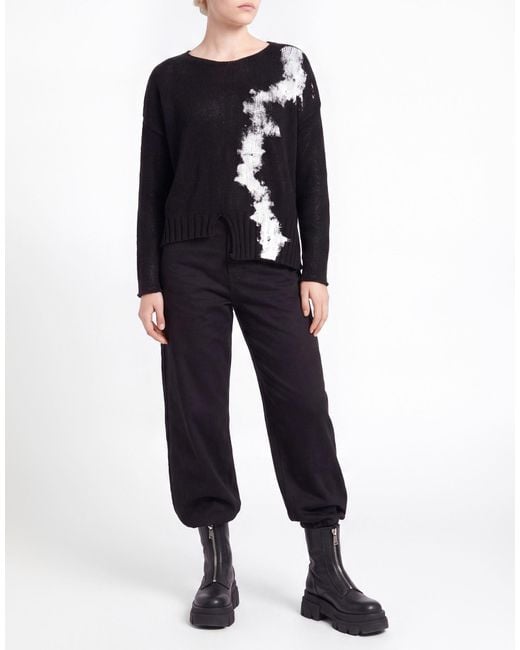 Pierantonio Gaspari Black Sweater Cotton