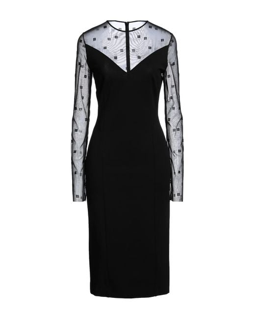 Givenchy Black Midi Dress