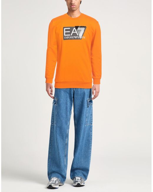 Sudadera EA7 de hombre de color Orange