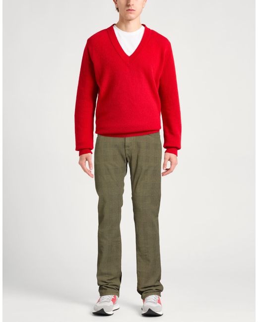 Jacob Cohen Green Military Pants Cotton, Elastane for men