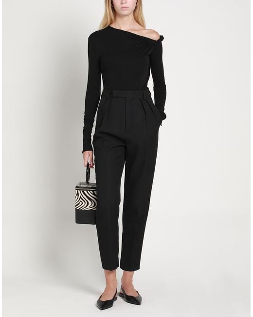 Versace Black Bodysuit Viscose, Elastane