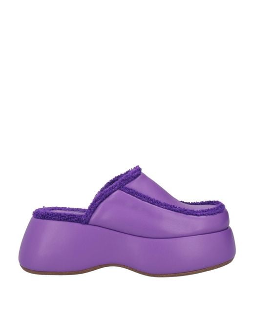 THEMOIRÈ Purple Mules & Clogs