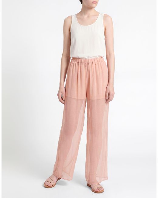 Amen Pink Pants Silk