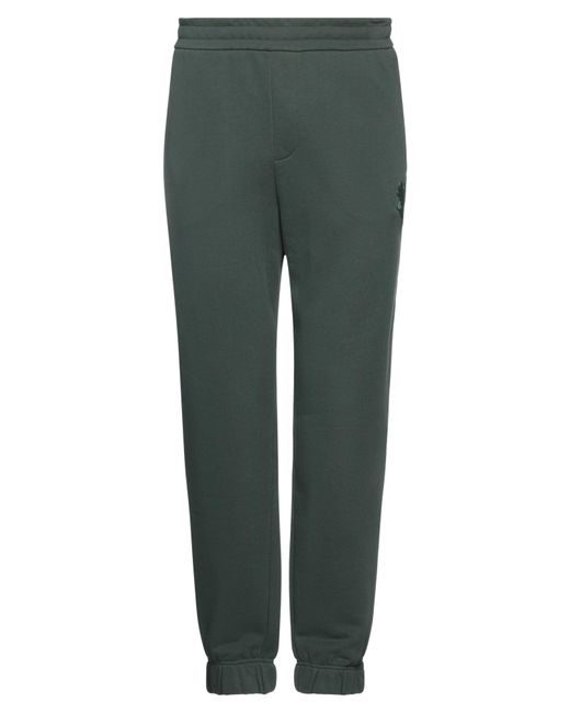 ARMANI EXCHANGE Green Dark Pants Cotton, Polyester, Elastane for men