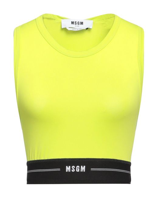 MSGM Yellow Top
