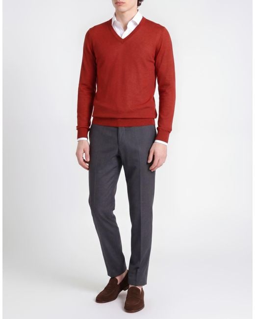 Moorer Red Jumper for men