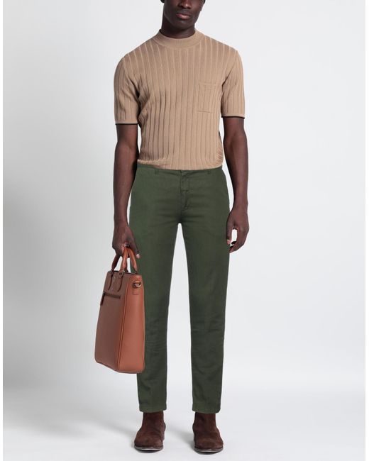 Les Copains Green Trouser for men