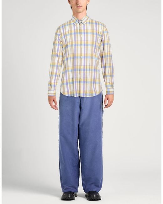 Manuel Ritz White Shirt Cotton, Elastane for men