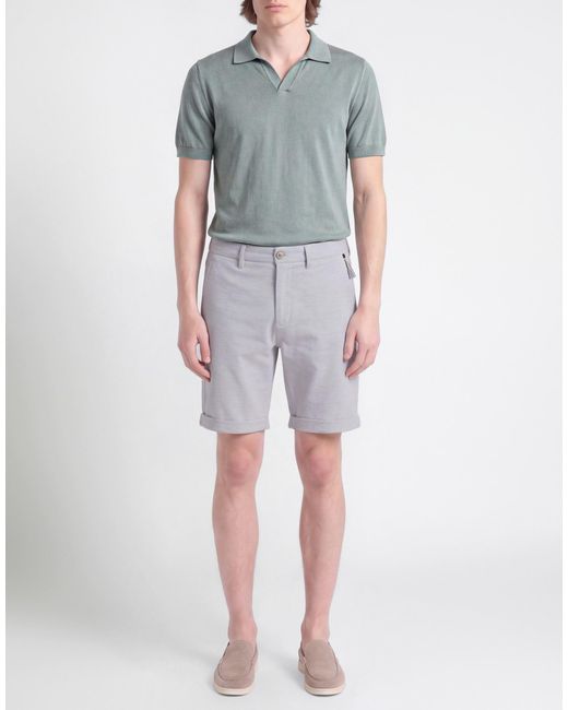 Mason's Blue Light Shorts & Bermuda Shorts Cotton, Elastane for men