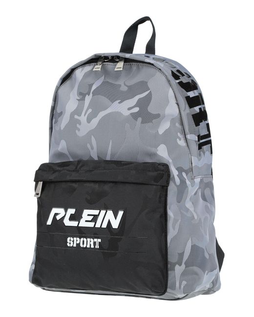 Mochila Philipp Plein de Tejido sintético de color Gris para hombre | Lyst