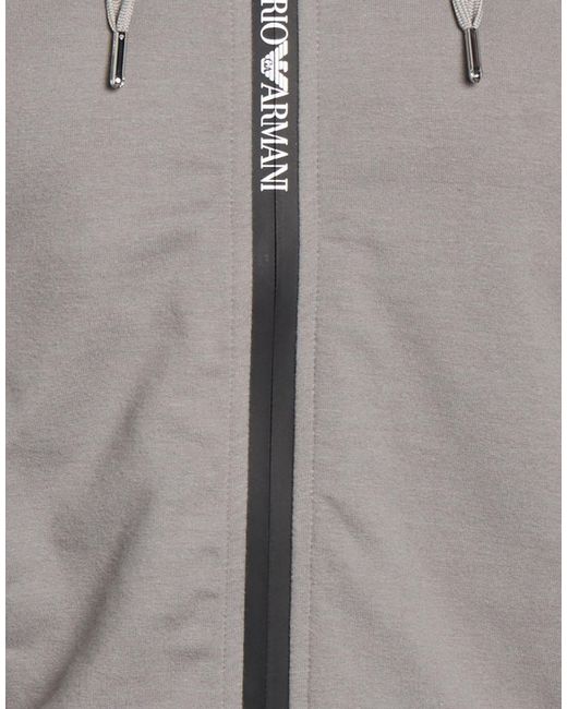 EA7 Gray Tracksuit Cotton, Elastane