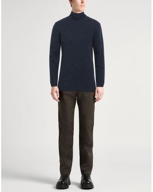 Daniele Fiesoli Blue Turtlenecks for men