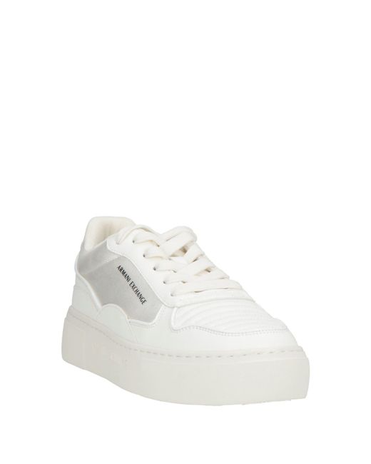 ARMANI EXCHANGE White Trainers