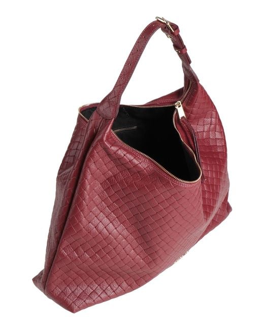 Marc Ellis Red Brick Shoulder Bag Leather