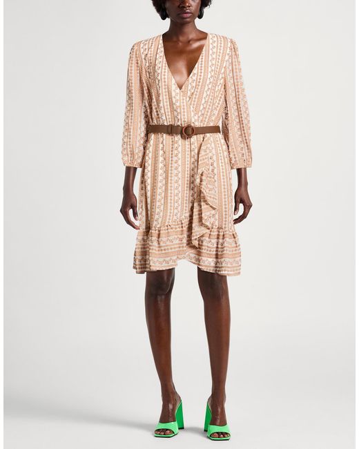 Calvin Klein Pink Midi Dress Polyester