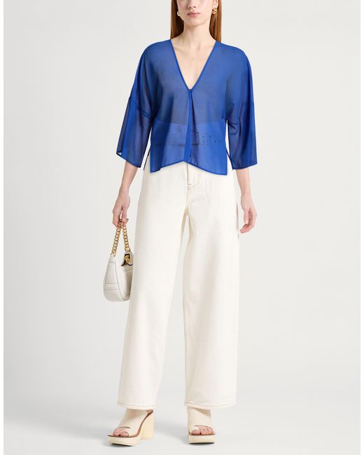 Kaos Blue Bright Shirt Polyester