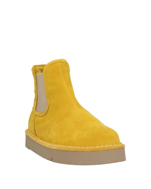 Pànchic Yellow Ankle Boots