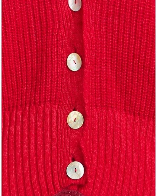 120% Lino Red Cardigans