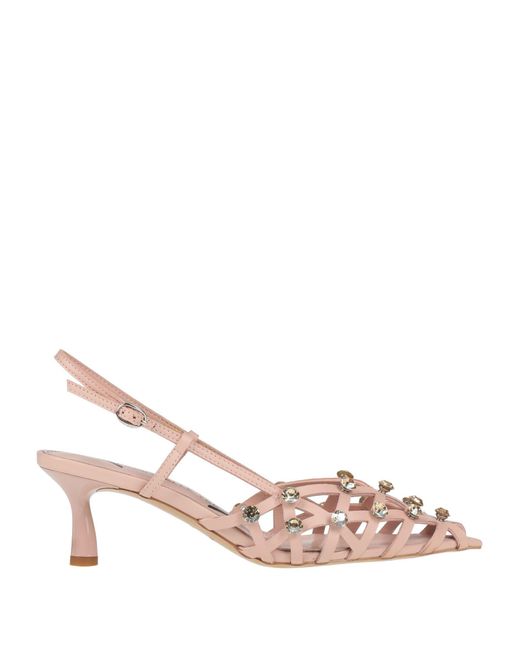 Emanuélle Vee Pink Sandals