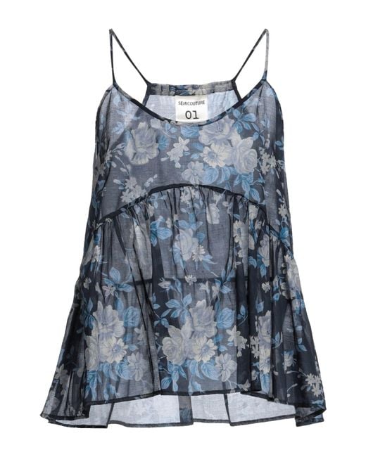 Semicouture Blue Top