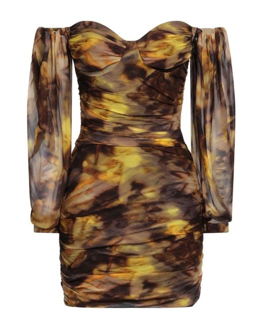 Dondup Brown Mini Dress