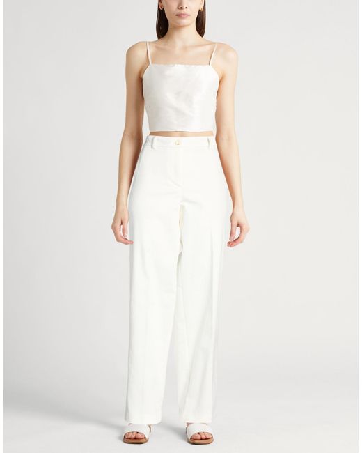 Alysi White Pants