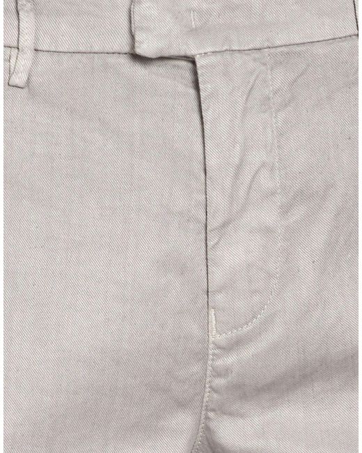 Tramarossa Gray Light Pants Linen, Cotton, Elastane for men