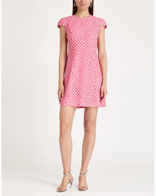Moschino Pink Mini Dress Polyester, Elastane
