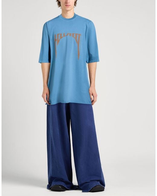 Rick Owens Blue T-Shirt for men