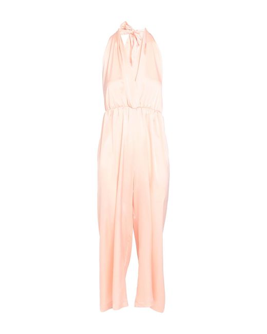 White Wise Pink Jumpsuit