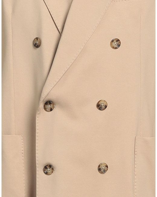 Circolo 1901 Natural Double-Breasted Cotton-Blend Blazer for men