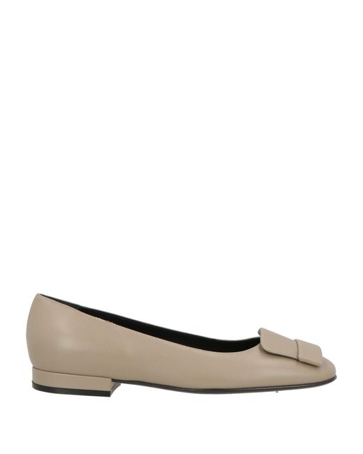 Sergio Rossi Natural Ballet Flats