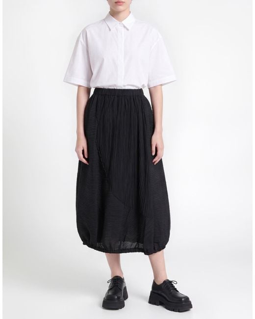 Tadashi Shoji Black Midi Skirt