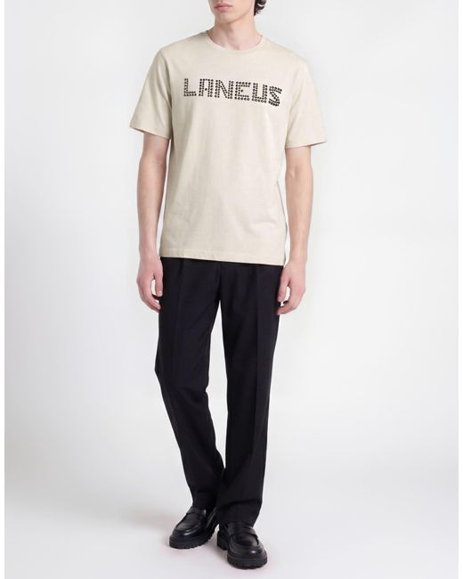 Laneus White T-Shirt Cotton for men