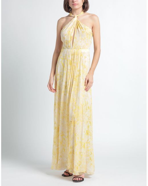 Patrizia Pepe Metallic Maxi Dress