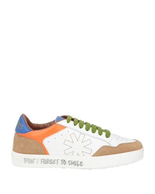 Manuel Ritz White Sneakers Leather for men