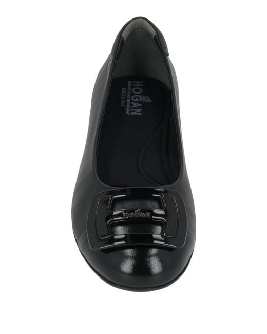Hogan Black Ballet Flats