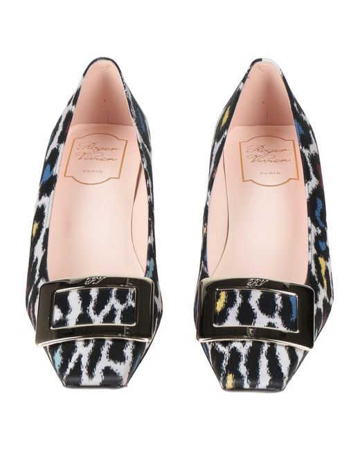 Roger Vivier Black Pumps Textile Fibers