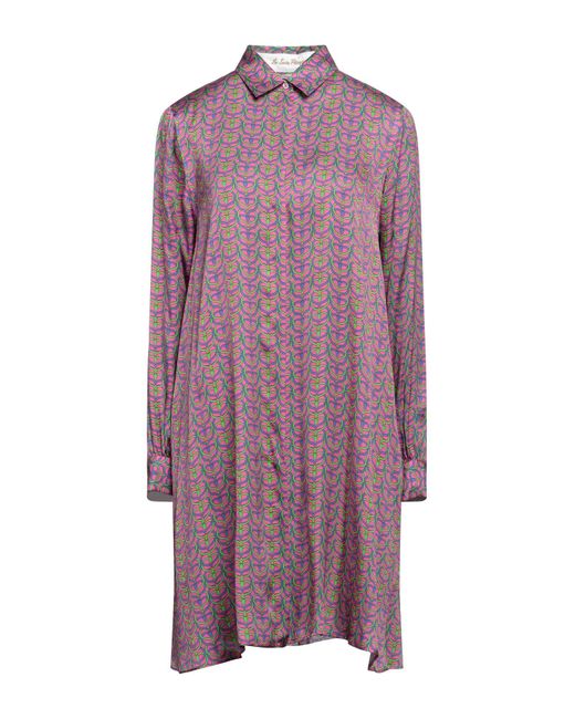 Le Sarte Pettegole Purple Midi Dress