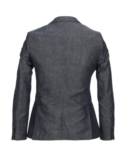 Officina 36 Black Officina Midnight Blazer Cotton, Linen for men