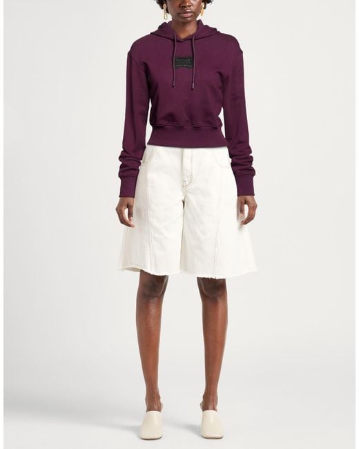 Versace Jeans Couture Purple Sweatshirt Cotton