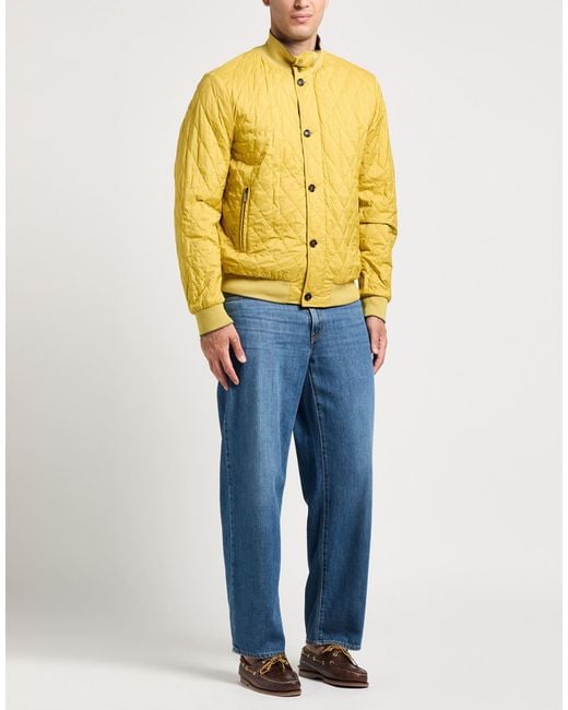 Moorer Yellow Puffer Polyamide, Polyurethane, Polyester for men