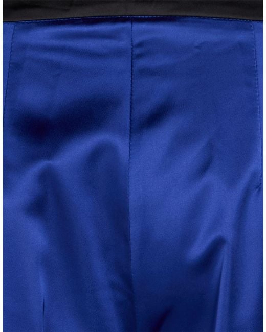 Gaelle Paris Blue Pants Polyester, Elastane