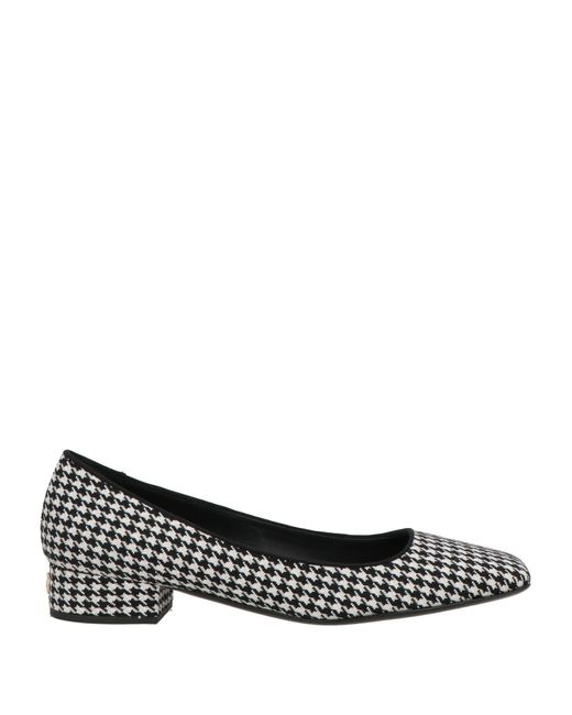 Dolce & Gabbana Black Ballet Flats Virgin Wool, Viscose