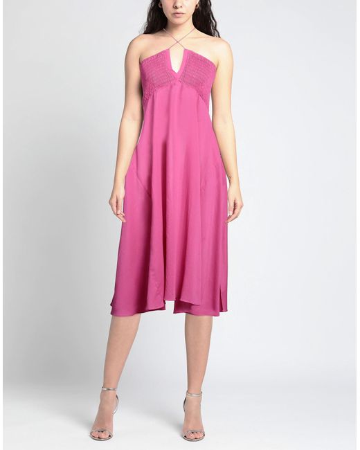 Cacharel Pink Midi Dress
